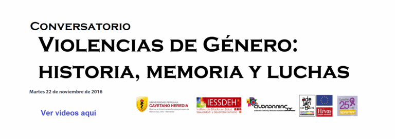 Conversatorio “Violencias de Género: Historia, memoria y luchas”