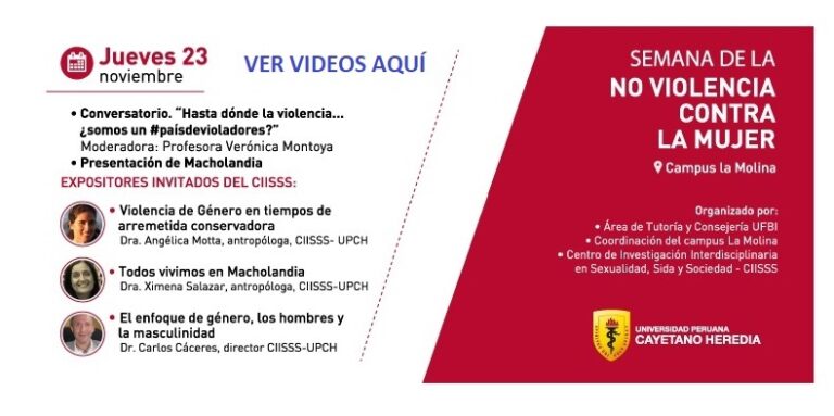 Conversatorio: Hasta dónde la violencia… ¿somos un #paísdevioladores?