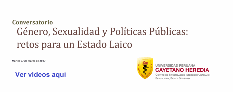Conversatorio “Género, Sexualidad y Políticas Públicas: Retos para un Estado Laico”