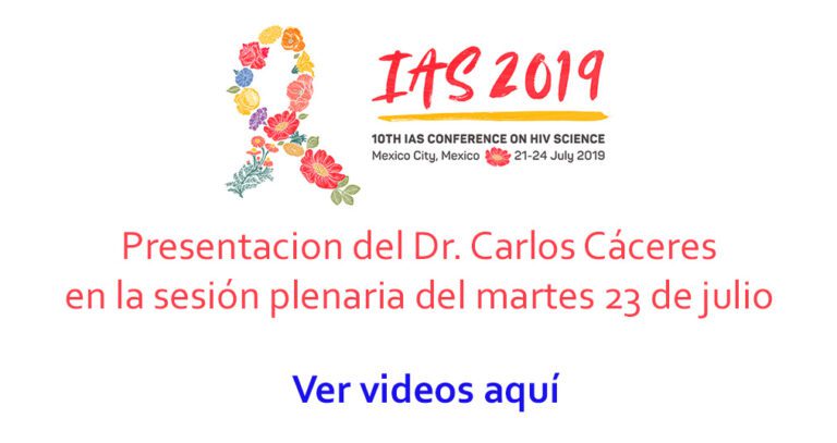 Presentación del Dr. Carlos Cáceres en la décima conferencia de la International Aids Society